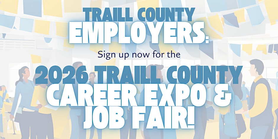 2026 Traill County Job Fair & Career Expo graphic